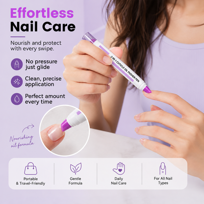 2-in-1 Cuticle Oil Pusher Pen