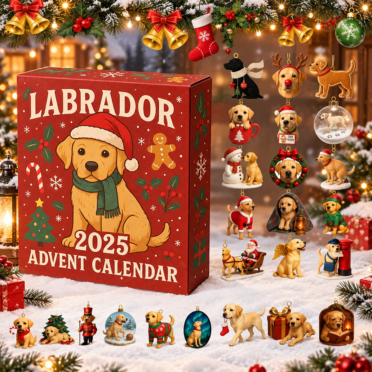🐱🎄 24 Days of Christmas Cats Advent Calendar – 24 Collectible Festive Cat Surprises