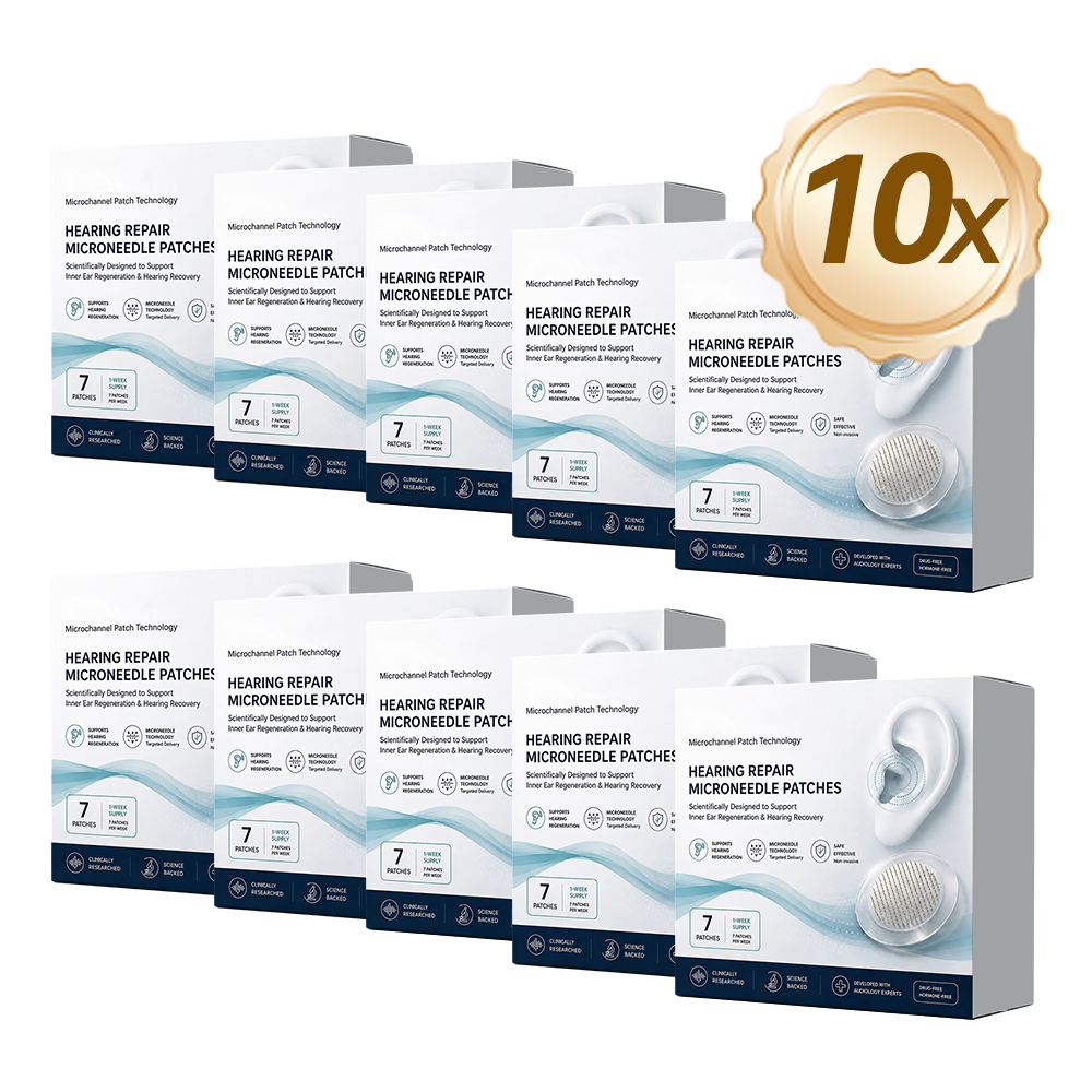 Elinvera® Hearing Repair Microneedle Patches