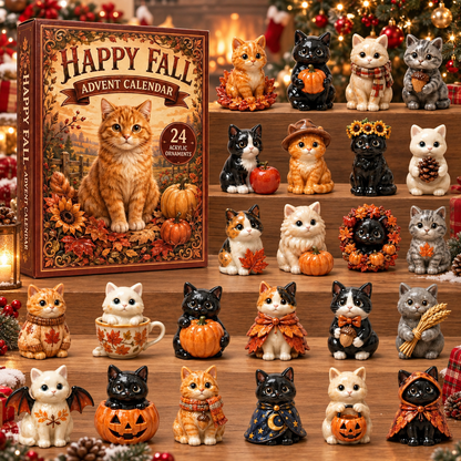 🐱🎄 24 Days of Christmas Cats Advent Calendar – 24 Collectible Festive Cat Surprises